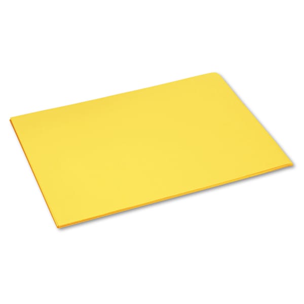 Pacon Tru-Ray Construction Paper, 76lb, 18 x 24, Yellow, PK50 103068 - main